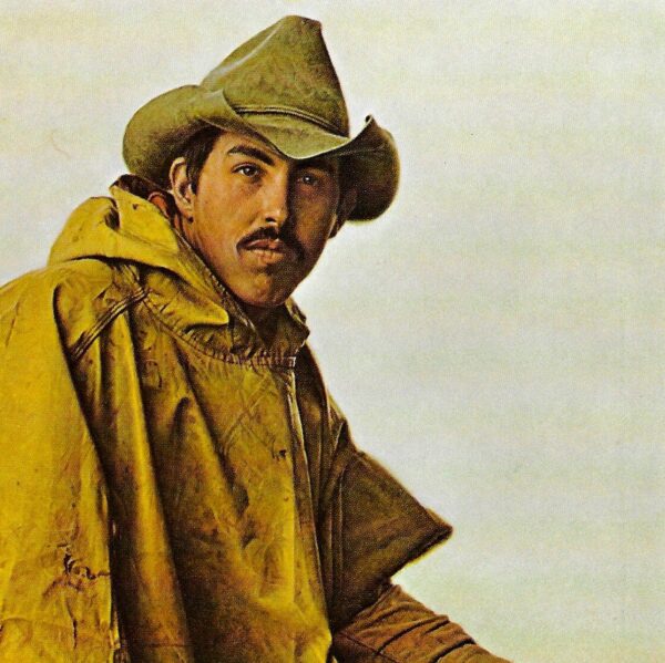 James Bama "Bear Hunting Guide" 1972 Vintage art book page