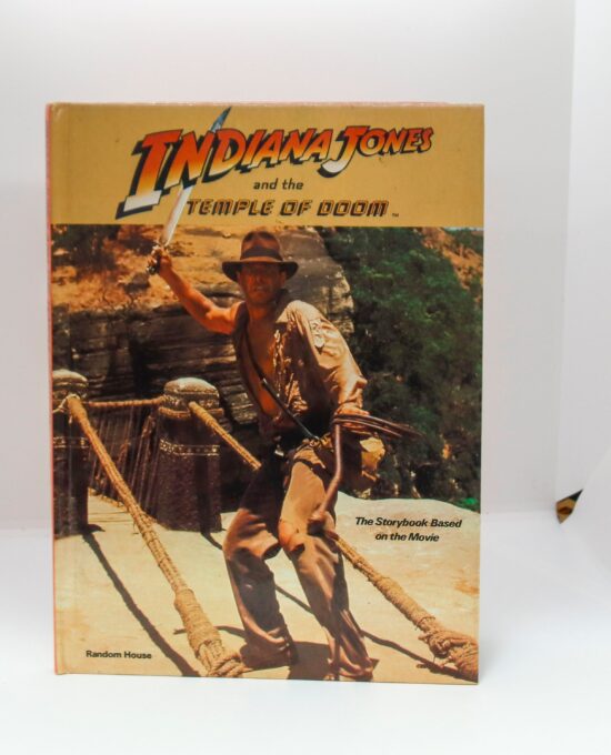 Harrison Ford “Indiana Jones and the Temple of Doom” storybook Steven Spielberg 1984 Vintage first edition hardcover