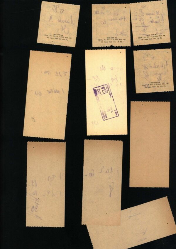 German travel agency trip itinerary Dublin & Endinburgh papers lot [1963] B1 - Image 6