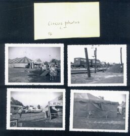 Cole Brothers Circus vintage B&W photographs [1958-1960] Set of 4 3.5 x 5" B1