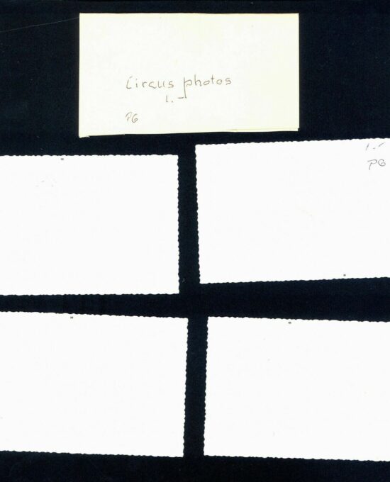 Cole Brothers Circus vintage B&W photographs [1958-1960] Set of 4 3.5 x 5″ B1