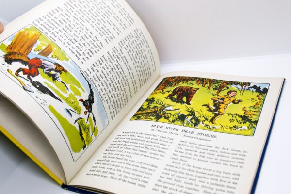 Howard Pyle "Three Famous Adventures" 1946 Buccaneers Uncle Remus Blue River Bear Stories Vintage storybook - Image 4