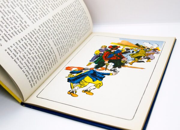 Howard Pyle "Three Famous Adventures" 1946 Buccaneers Uncle Remus Blue River Bear Stories Vintage storybook - Image 5