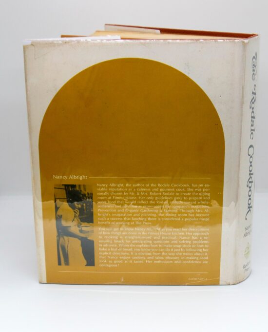 The Rodale Cookbook First edition 1973 Nancy Albright Vintage illustrated hardcover cookbook YUM