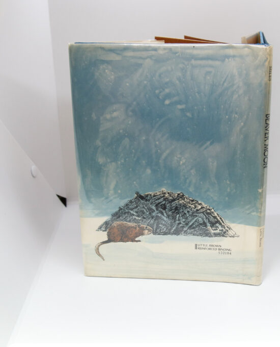 Beaver Moon Vintage children’s cloth wrapped hardcover First edition 1978 by Miska Miles Very charming!
