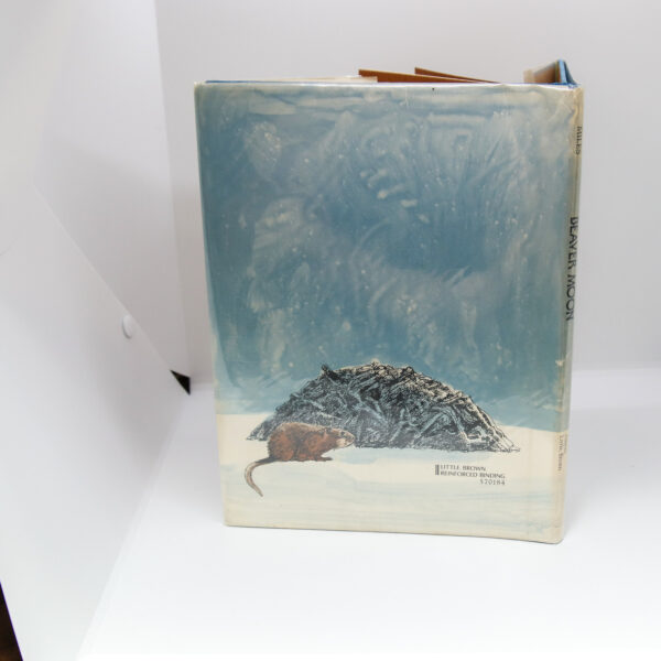 Beaver Moon Vintage children's cloth wrapped hardcover First edition 1978 by Miska Miles Very charming! - Image 2