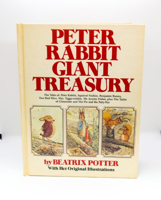 Beatrix Potter “Peter Rabbit Giant Treasury ” c.1984 Vintage large format children’s hardcover story / picture book Nutkin Tiggy-winkle