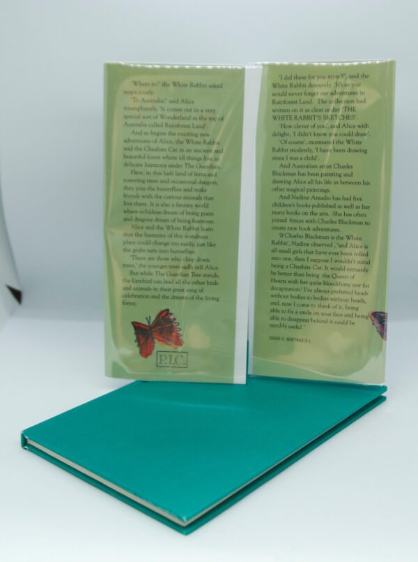 The New Adventures of Alice in Rainforest Land 1988 First edition vintage hardcover The White Rabbit and the Cheshire Cat are back! - Image 4