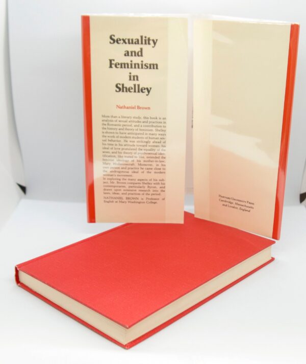 Percy Bysshe Shelley "Sexuality and Feminism in Shelley" 1979 First edition Vintage hardcover with matching dust wrapper - Image 4