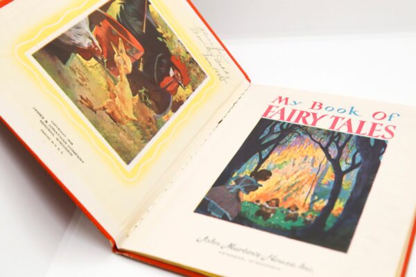 My Book of Fairy Tales 1945 Vintage children's illustrated hardcover storybook - Image 3