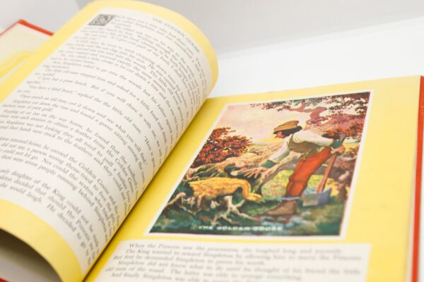 My Book of Fairy Tales 1945 Vintage children's illustrated hardcover storybook - Image 4