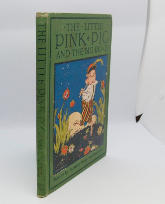 The Little Pink Pig and the Big Road c.1924 First edition antique children’s story book Cloth covers