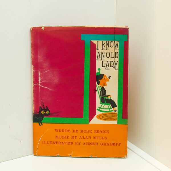Children's book "I Know an Old Lady" [1969] Illustrated by Abner Graboff vintage hardcover with jacket