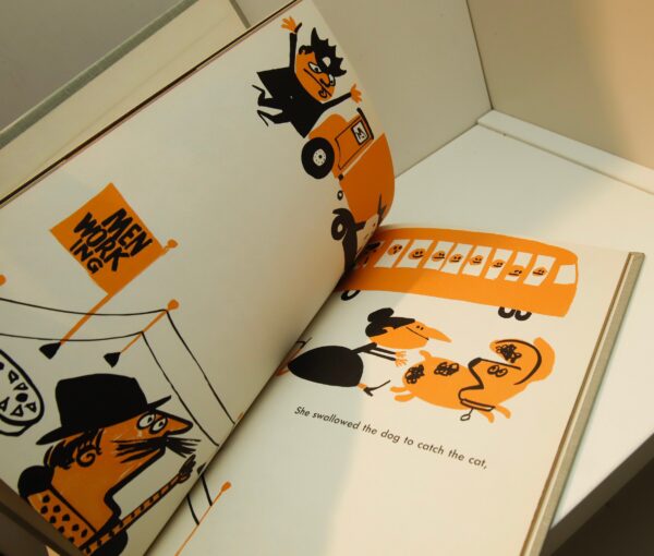 Children's book "I Know an Old Lady" [1969] Illustrated by Abner Graboff vintage hardcover with jacket - Image 8