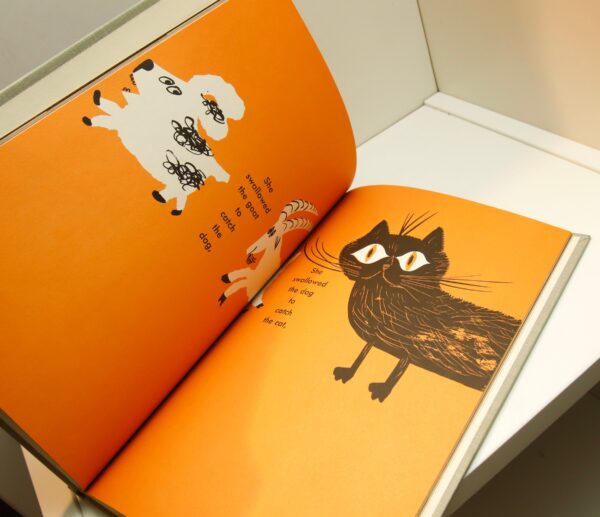 Children's book "I Know an Old Lady" [1969] Illustrated by Abner Graboff vintage hardcover with jacket - Image 9
