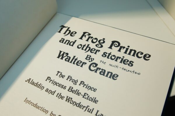 The Frog Prince and Other Stories by Walter Crane [1980] First edition thus "Toy Books" Princess Belle-Etoile Aladdin and the Lamp - Image 6