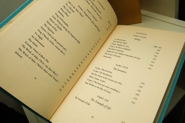 The Poems of Percy Shelley c.1974 Vintage cloth bound hardcover in slipcase with club insert - Image 7