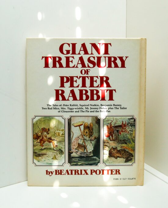 c.1985 Beatrix Potter “Giant Treasury of Peter Rabbit” Vintage large format children’s hardcover story / picture book Jeremy Benjamin Tailor