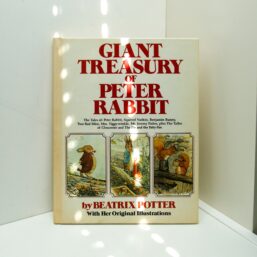 c.1985 Beatrix Potter "Giant Treasury of Peter Rabbit" Vintage large format children's hardcover story / picture book Jeremy Benjamin Tailor