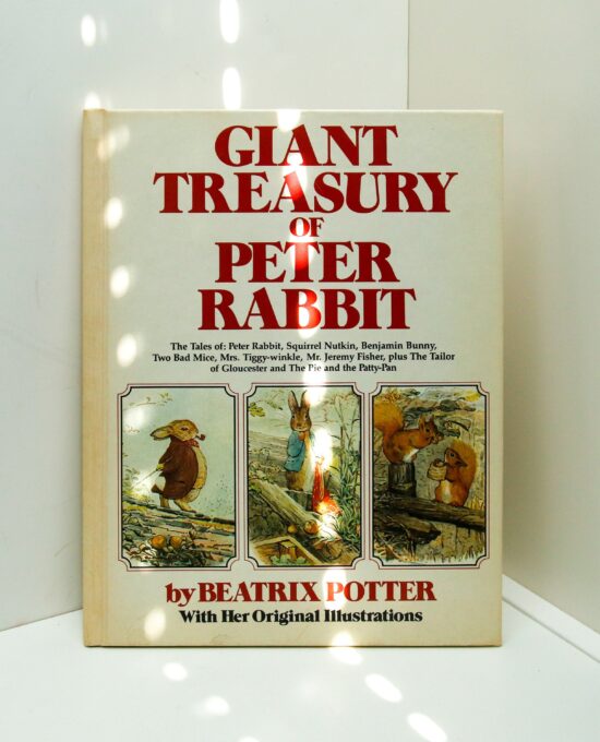 c.1985 Beatrix Potter “Giant Treasury of Peter Rabbit” Vintage large format children’s hardcover story / picture book Jeremy Benjamin Tailor