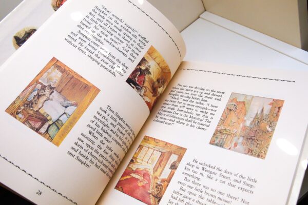 c.1985 Beatrix Potter "Giant Treasury of Peter Rabbit" Vintage large format children's hardcover story / picture book Jeremy Benjamin Tailor - Image 7