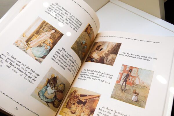 c.1985 Beatrix Potter "Giant Treasury of Peter Rabbit" Vintage large format children's hardcover story / picture book Jeremy Benjamin Tailor - Image 9