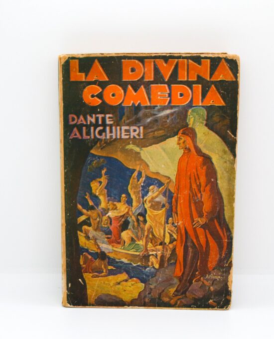 The Divine Comedy [c.1946] Dante Alighieri Vintage Spanish language Argentinian trade paperback in illustrated covers