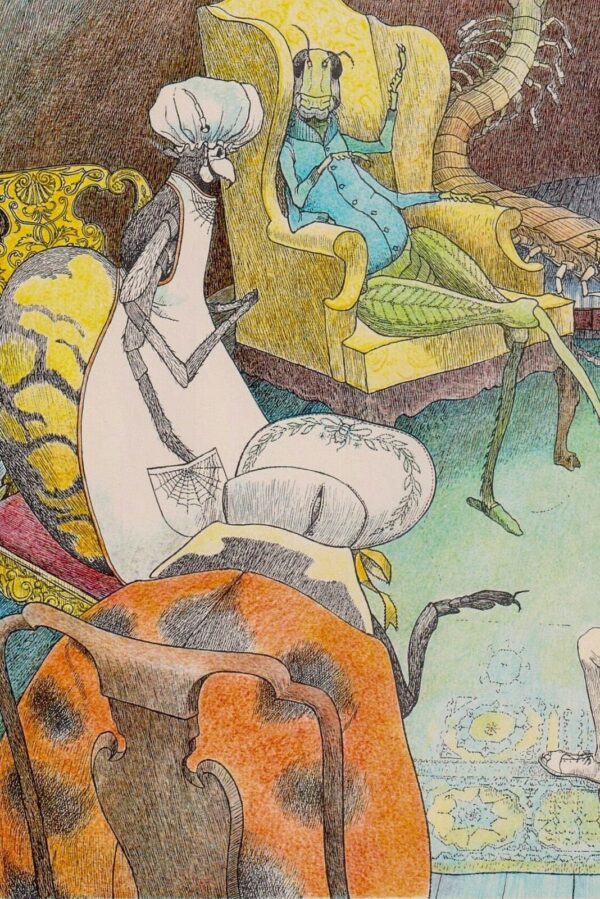 James and the Giant Peach "Creatures?" Nancy Ekholm Burkert Vintage art book FREE SHIPPING - Image 3