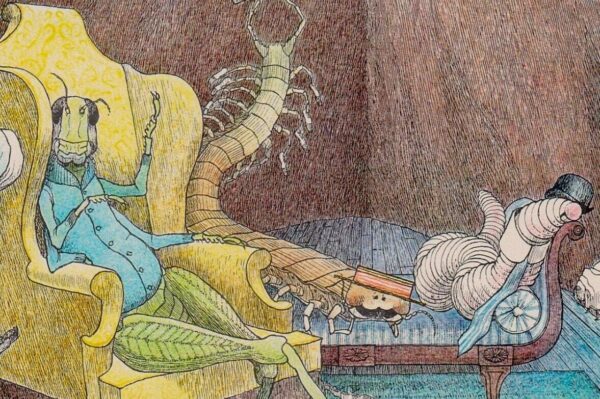 James and the Giant Peach "Creatures?" Nancy Ekholm Burkert Vintage art book FREE SHIPPING - Image 4