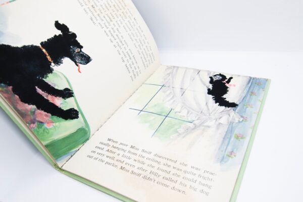 A Fuzzy Wuzzy Book "Miss Sniff" 1945 Illustrated children's book with faux "fur" on the animals - Image 8