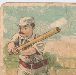 Baltimore Orioles Antique Baseball Card print Oyster Burns Outfielder