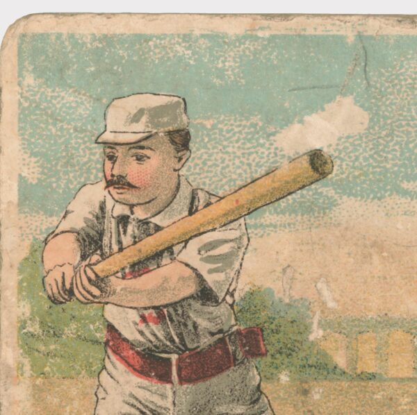 Baltimore Orioles Antique Baseball Card print Oyster Burns Outfielder