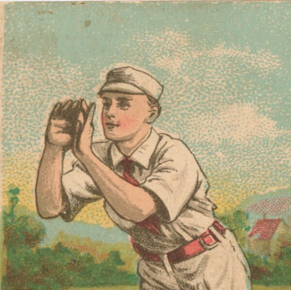 Indianapolis Hoosiers Antique baseball Ccard print John Cahill Rightfield