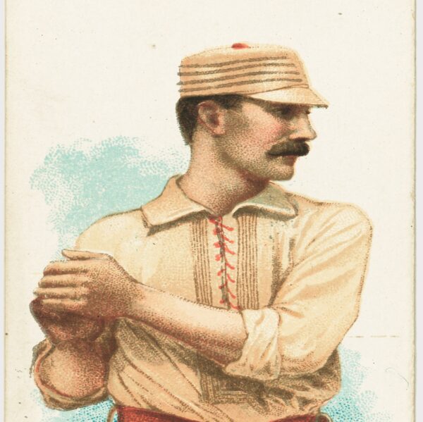 New York Giants Antique Baseball Card print Timothy Keefe pitcher