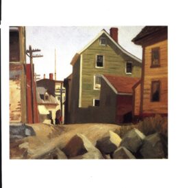 Edward Hopper "Italian Quarter, Gloucester" 1912 Art book page To be framed