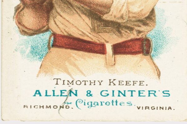 New York Giants Antique Baseball Card print Timothy Keefe pitcher - Image 3