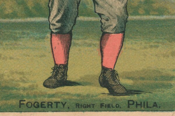 Philadelphia Quakers Jim Fogarty Right field print - Image 3