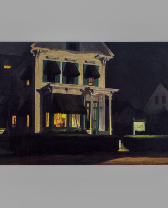 Edward Hopper “Rooms for Tourists” Vintage art book page