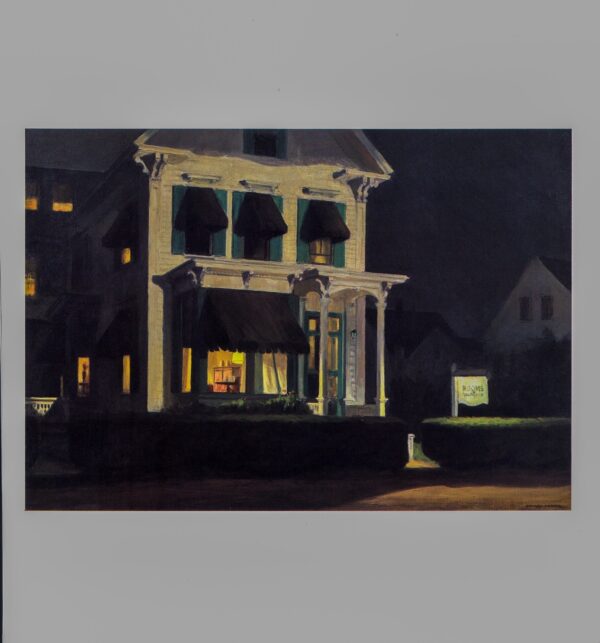 Image of the Edward Hopper 1945 painting "Rooms for Tourists"
