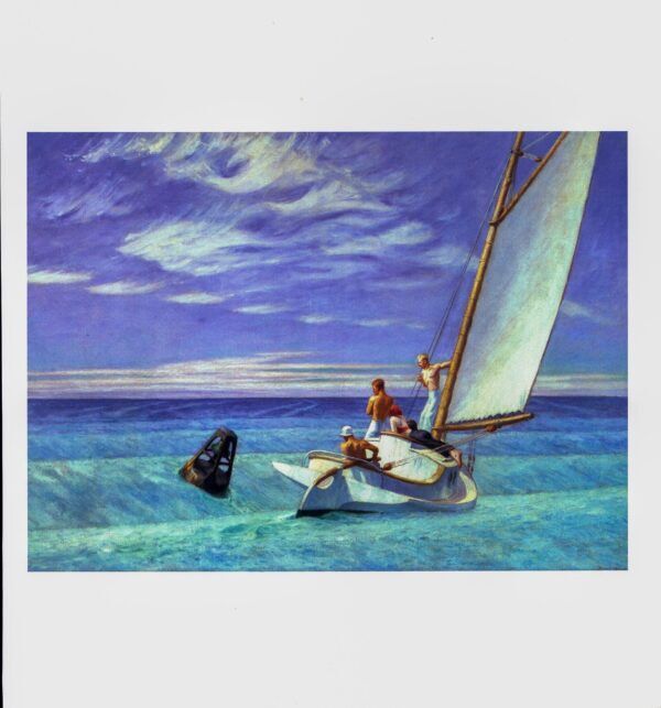 Edward Hopper vintage print "Ground Swell" [1939] Art book page