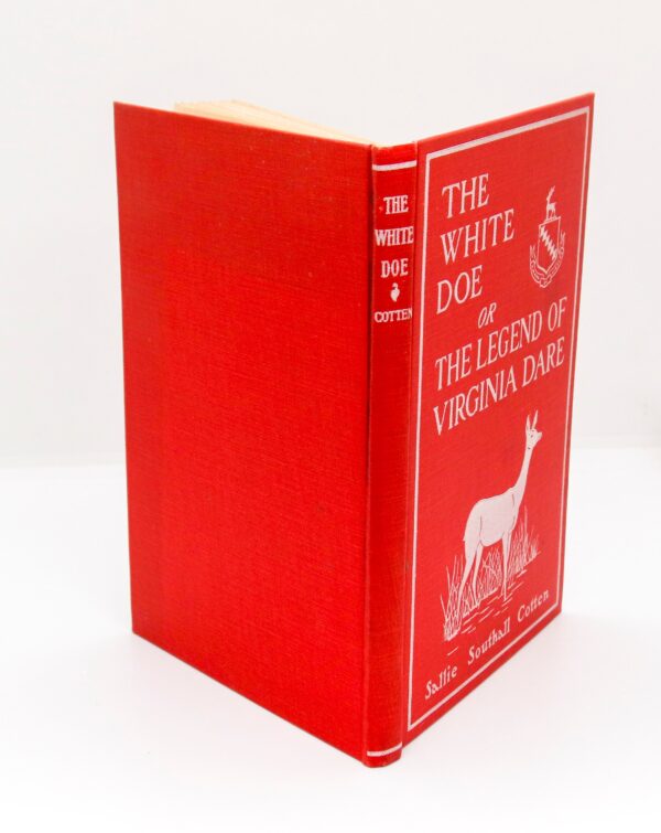 Sallie Southall Cotten "The White Dow" 1901 First edition presentation copy antique cloth wrapped hardcover Illustrated - Image 2