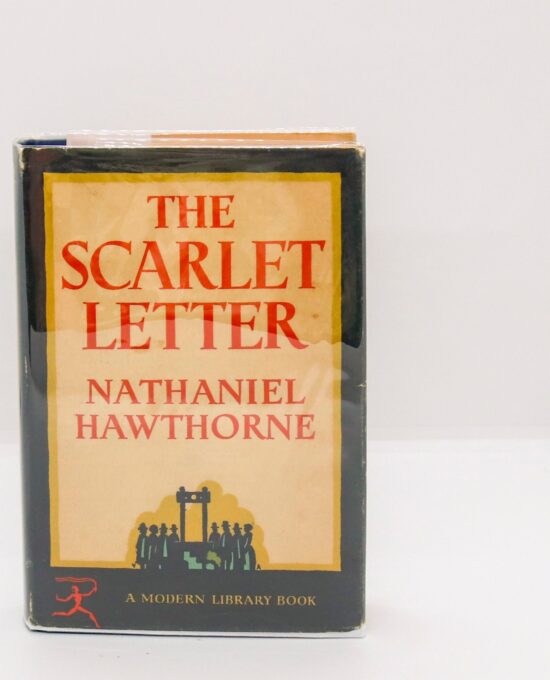 Nathaniel Hawthorne “The Scarlet Letter” 1960 Cloth bound vintage Modern Library in original dust jacket