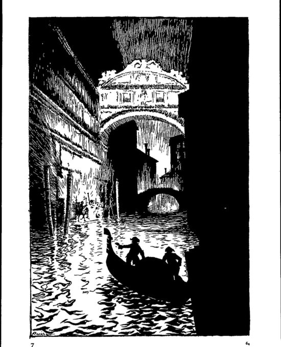 Edgar Allan Poe artwork “The Assignation” by Arthur Rackham Vintage book page FREE SHIPPING