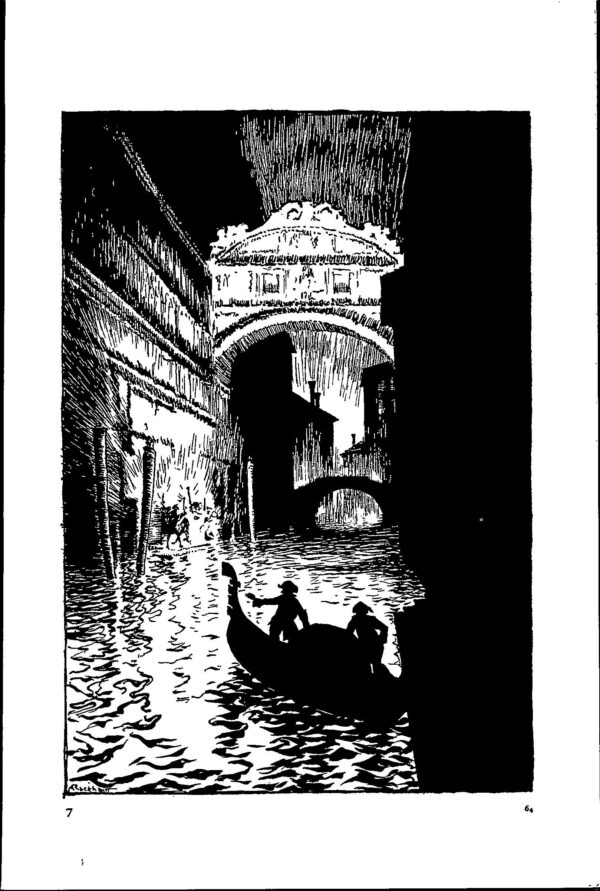 Edgar Allan Poe artwork "The Assignation" by Arthur Rackham Vintage book page FREE SHIPPING - Image 2