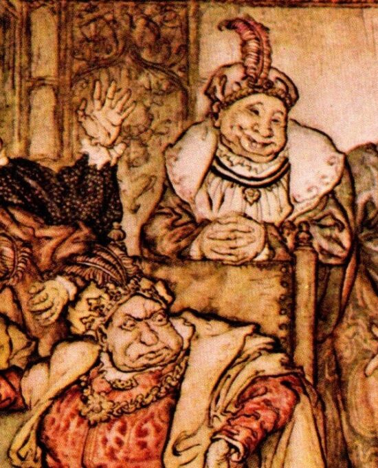 Edgar Allan Poe artwork “Hop Frog” by Arthur Rackham Vintage book page FREE SHIPPING