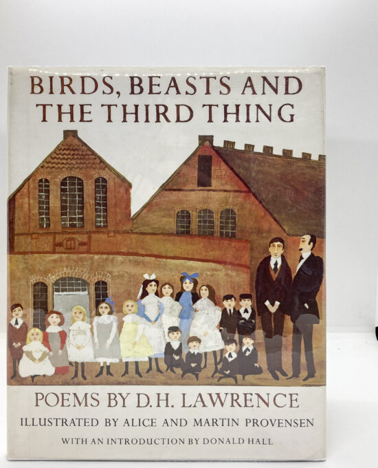 Birds, Beasts and The Third Thing 1982 First edition Poems by D.H. Lawrence Signed by illustrators Vintage hardcover