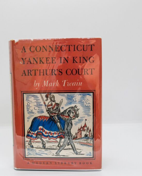 Mark Twain “A Connecticut Yankee in King Arthur’s Court” Vintage cloth wrapped Modern Library hardcover 1956