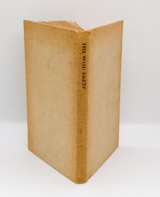 The Wild Party 1931 Early American print Cloth wrapped vintage hardcover
