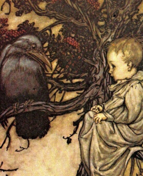 Arthur Rackham Vintage 2-sided art book page “[he] put his case before Simon Caw…” & “Do it again!” Kensington Gardens FREE SHIPPING