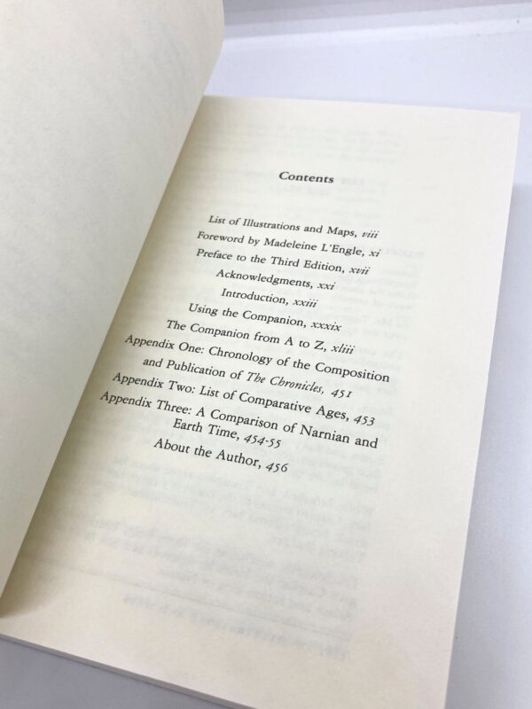 Companion to Narnia c.1986 Foreword by Madeleine L'Engle Vintage trade-paperback dictionary style reference - Image 4